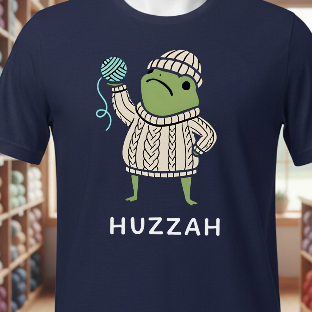 Huzzah T-Shirt Navy t-shirt