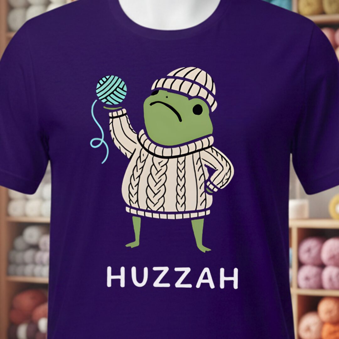 Huzzah T-Shirt Purple t-shirt
