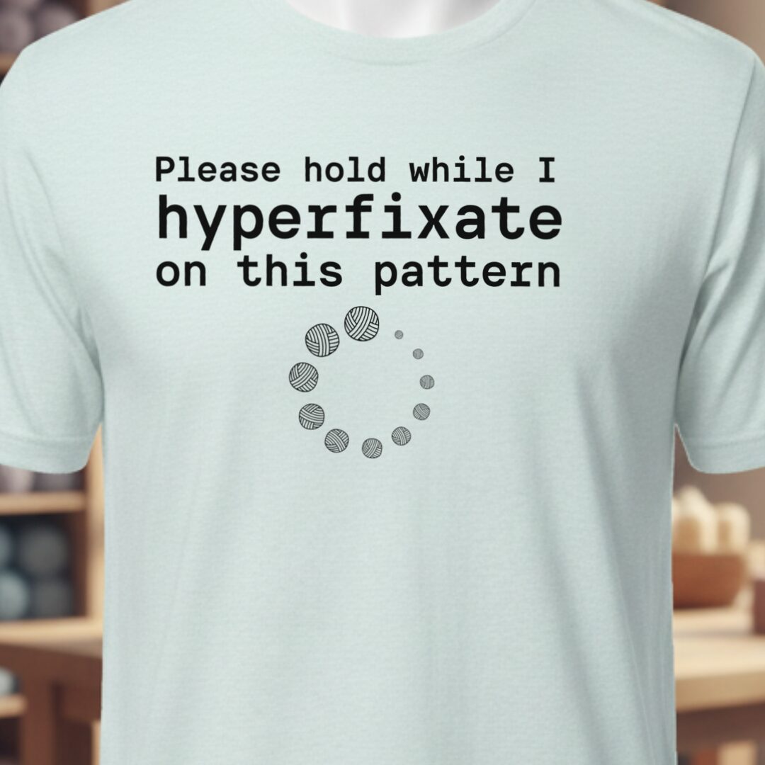 Hyperfixate T-Shirt Ice Blue t-shirt