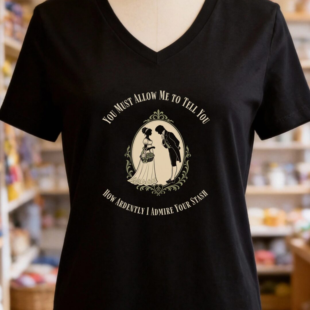 I Admire Your Stash V-Neck T-Shirt Black t-shirt