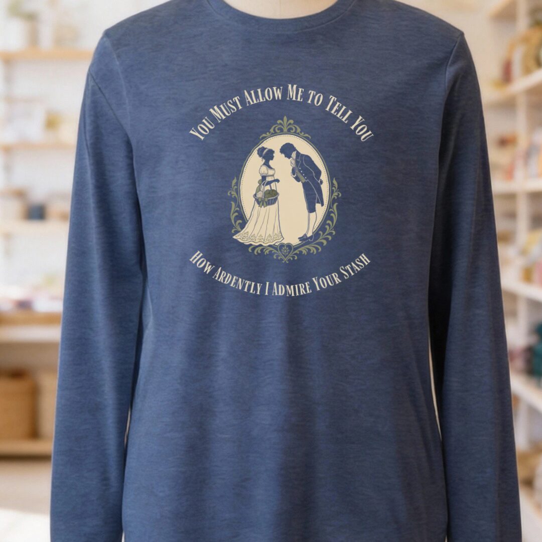 I Admire Your Stash Long Sleeve Tee Navy t-shirt