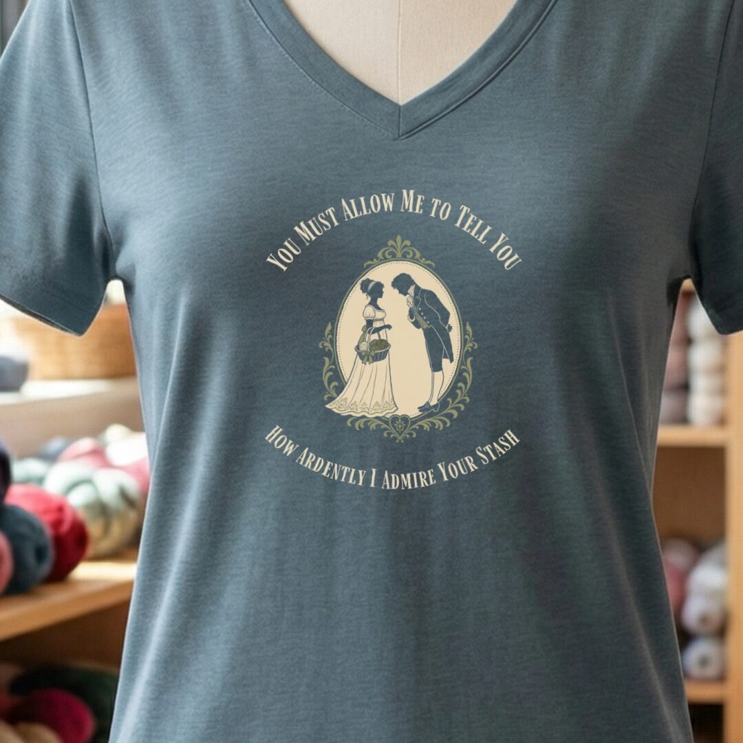 I Admire Your Stash V-Neck T-Shirt Slate t-shirt