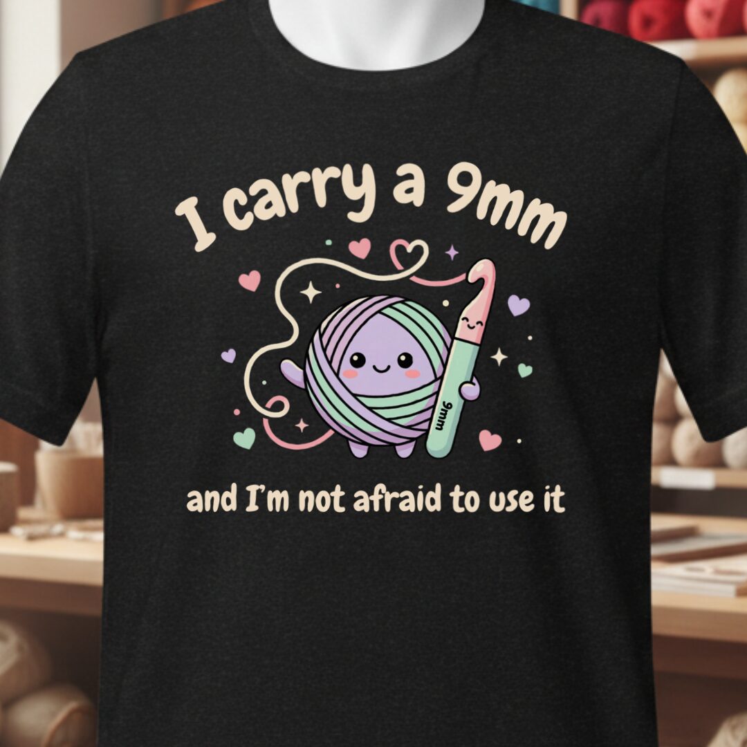 I Carry A 9mm T-Shirt Black t-shirt