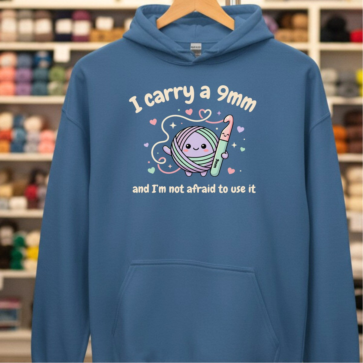 I Carry A 9mm Indigo Blue Hoodie.jpg