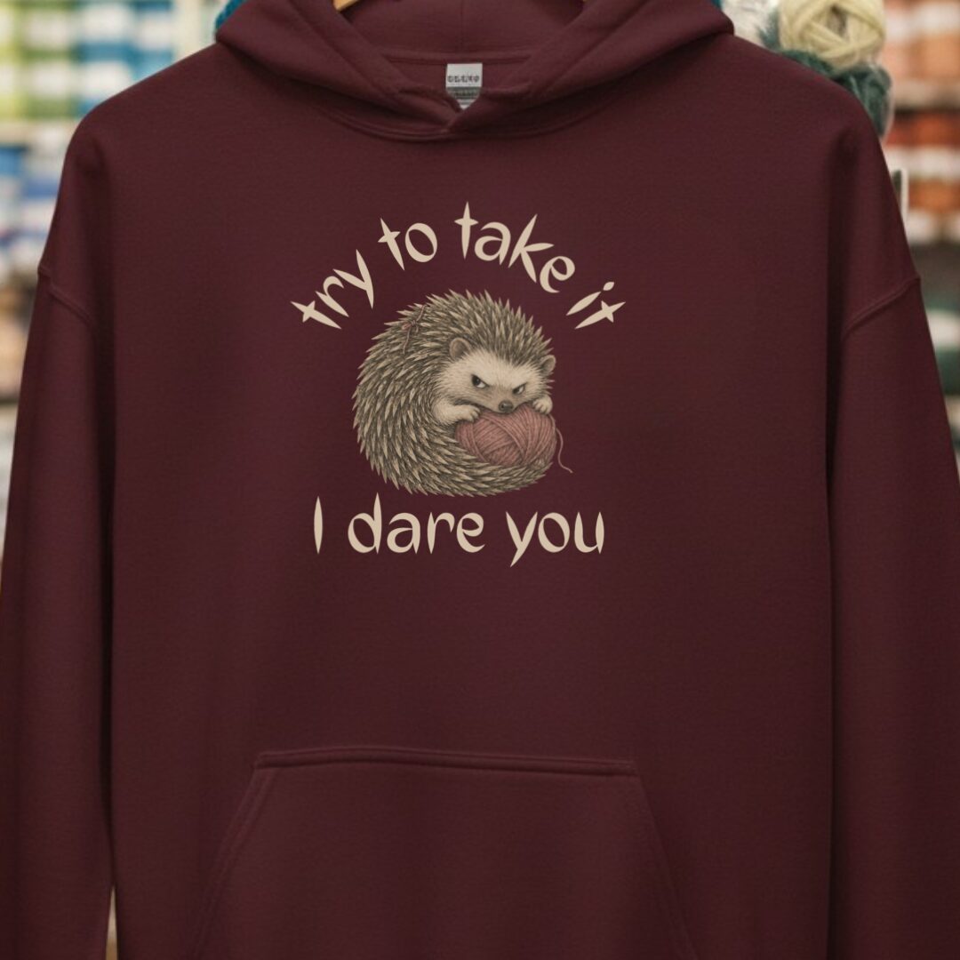 I Dare You Maroon Hoodie.jpg