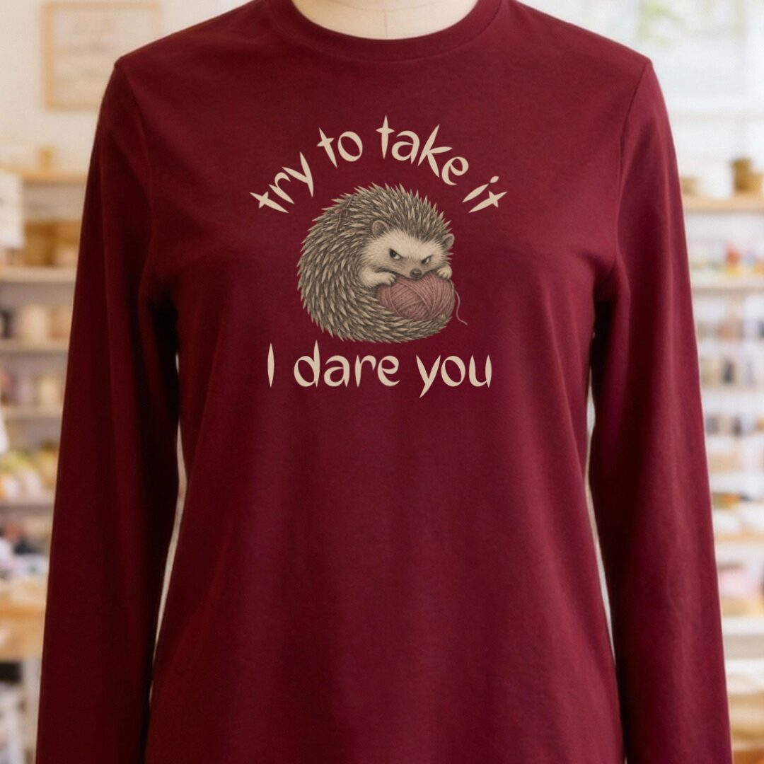 I Dare You Maroon Long Sleeve Tee.jpg