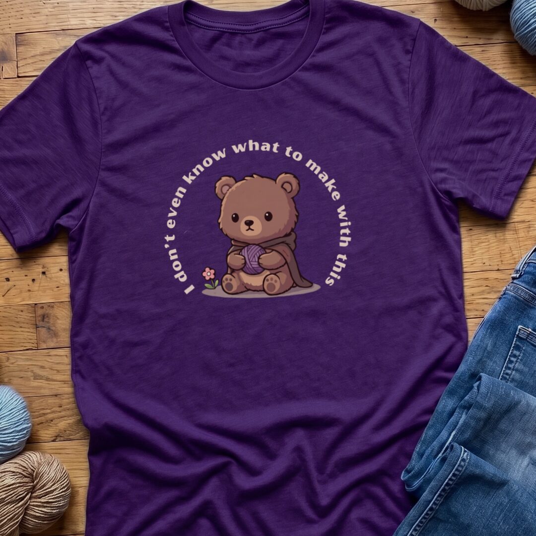 I Don't Even Know T-Shirt Purple t-shirt