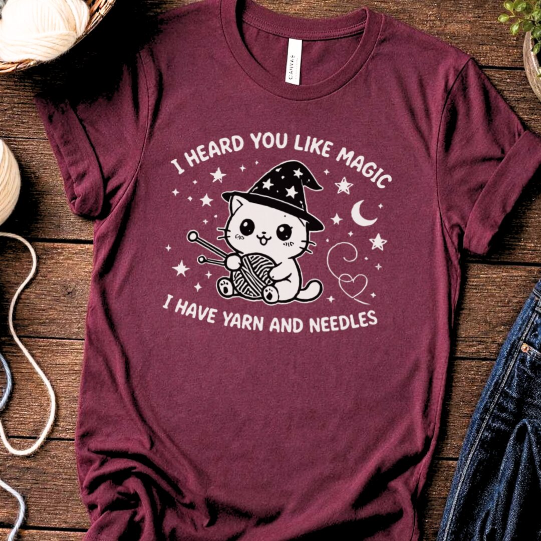 I Heard You Like Magic T-Shirt Maroon t-shirt