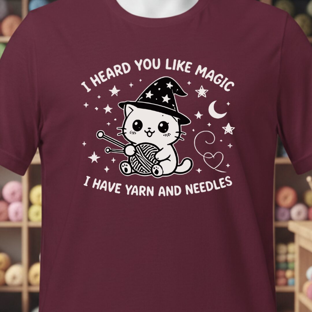 I Heard You Like Magic T-Shirt Maroon t-shirt