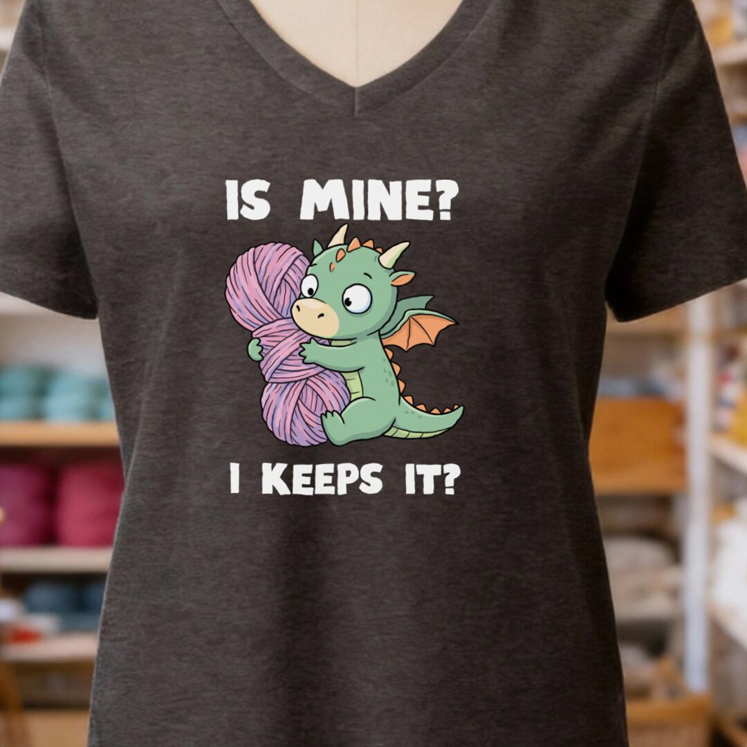 I Keeps It Dark Grey V Neck.jpg