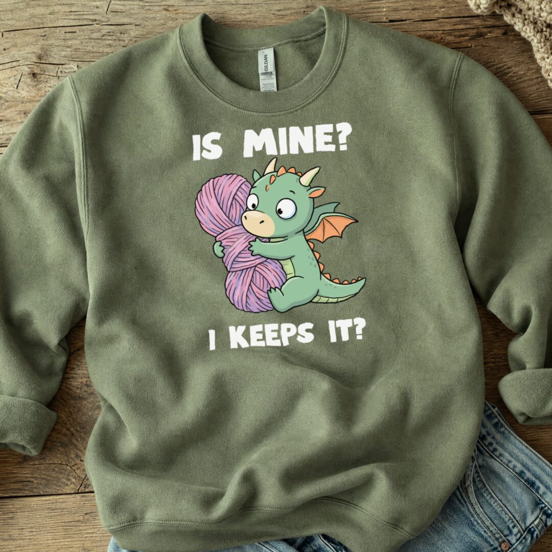 I Keeps It Military Green Sweatshirt.jpg