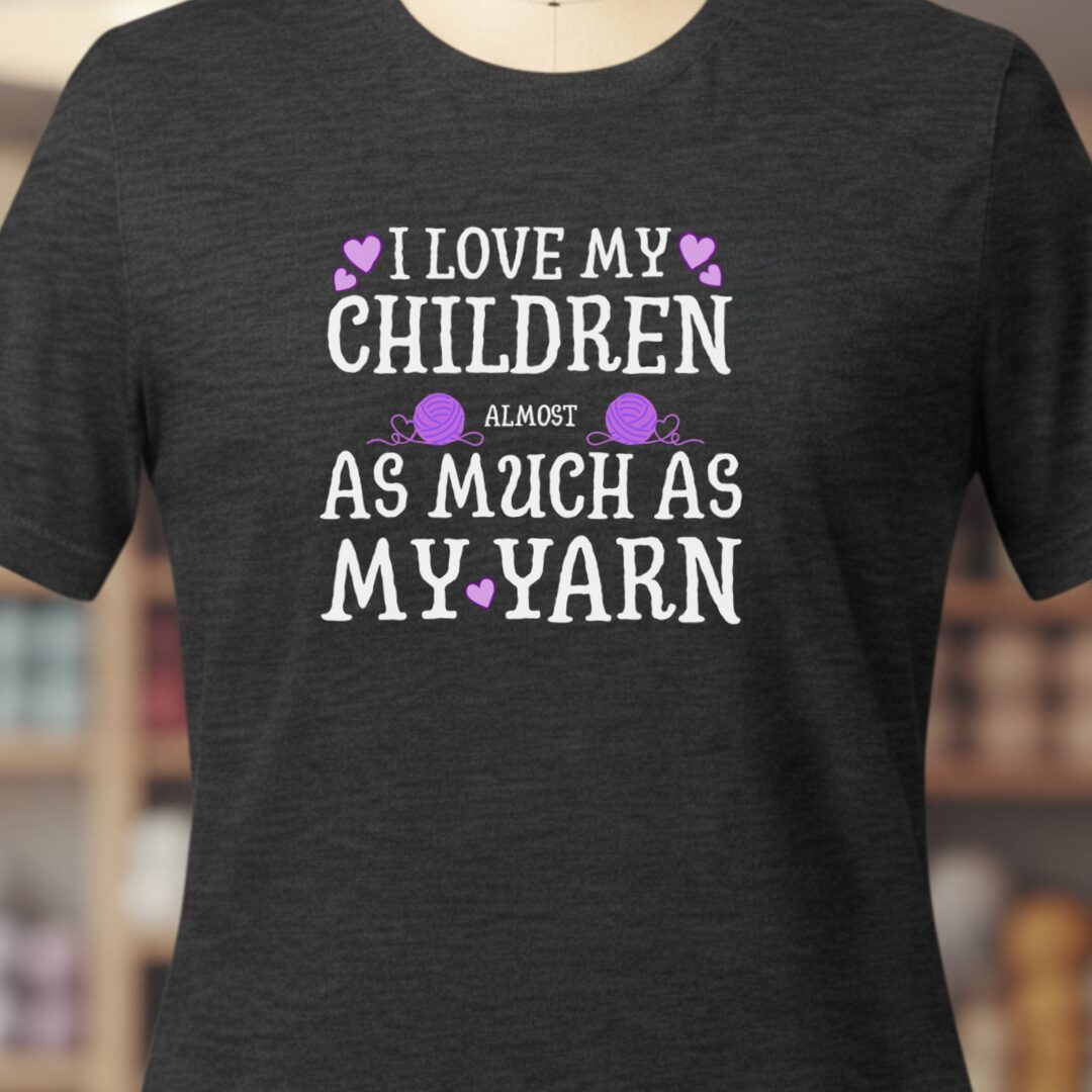 I Love My Children T-Shirt Dark Grey t-shirt