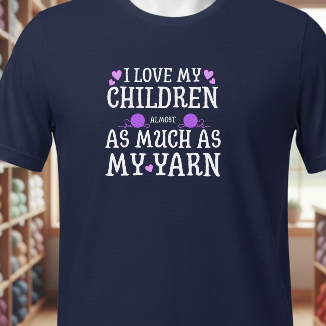 I Love My Children T-Shirt Navy t-shirt
