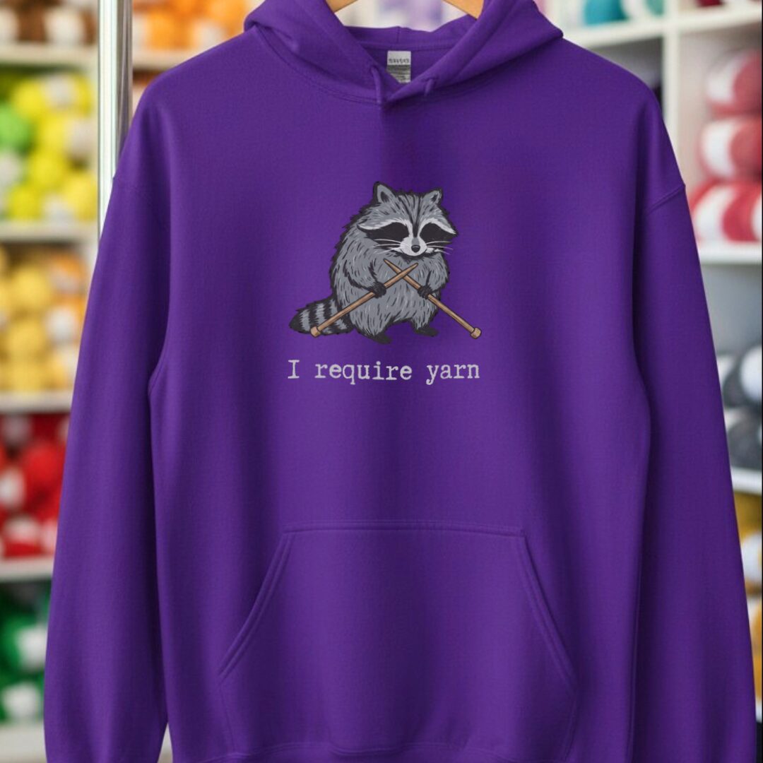 I Require Yarn Purple Hoodie.jpg