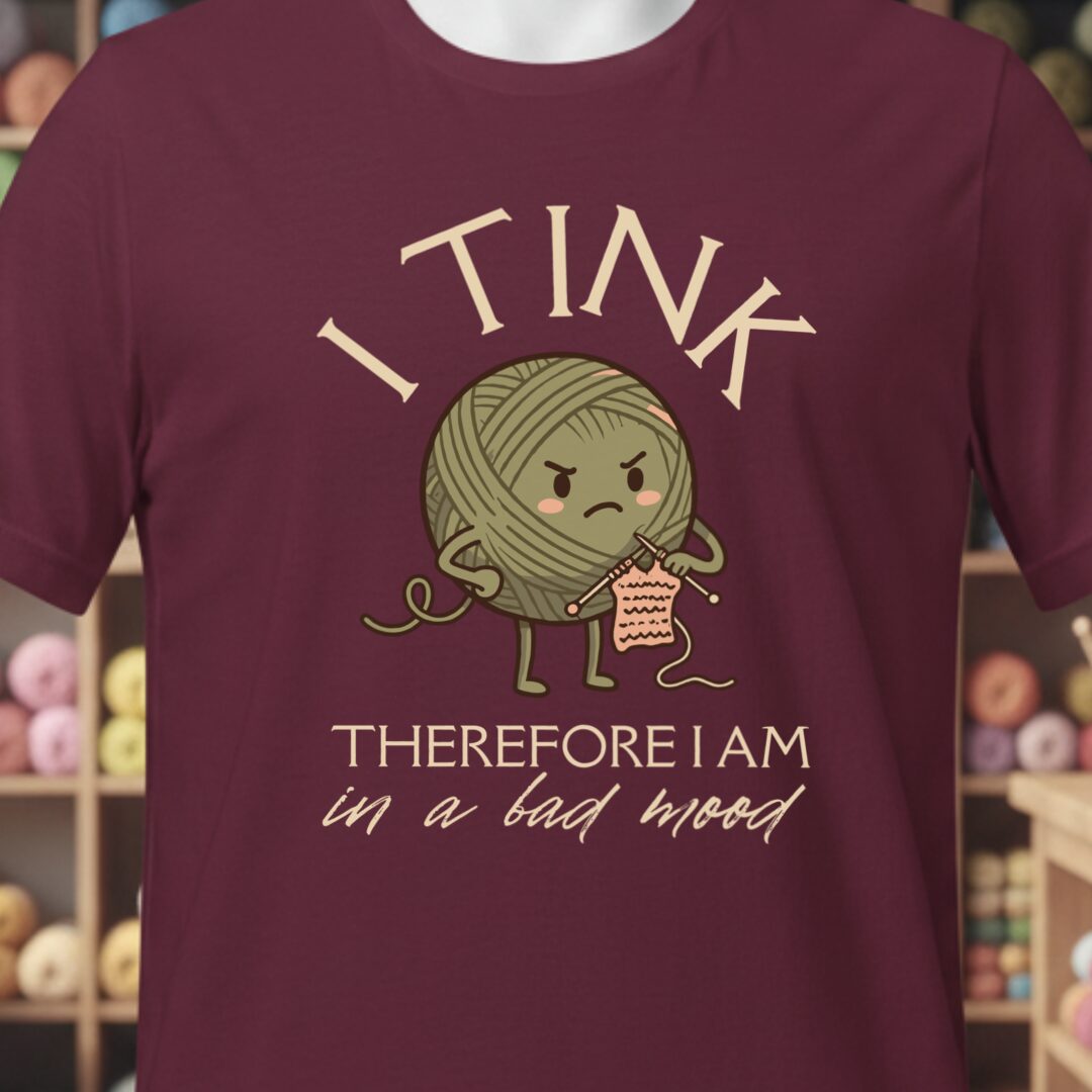 I Tink T-Shirt Maroon t-shirt