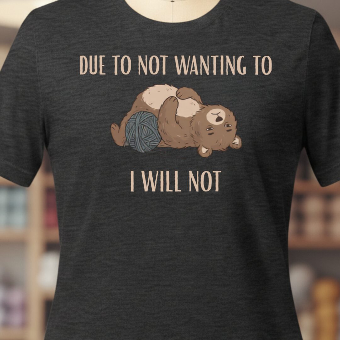 I Will Not Dark Grey T-Shirt.jpg
