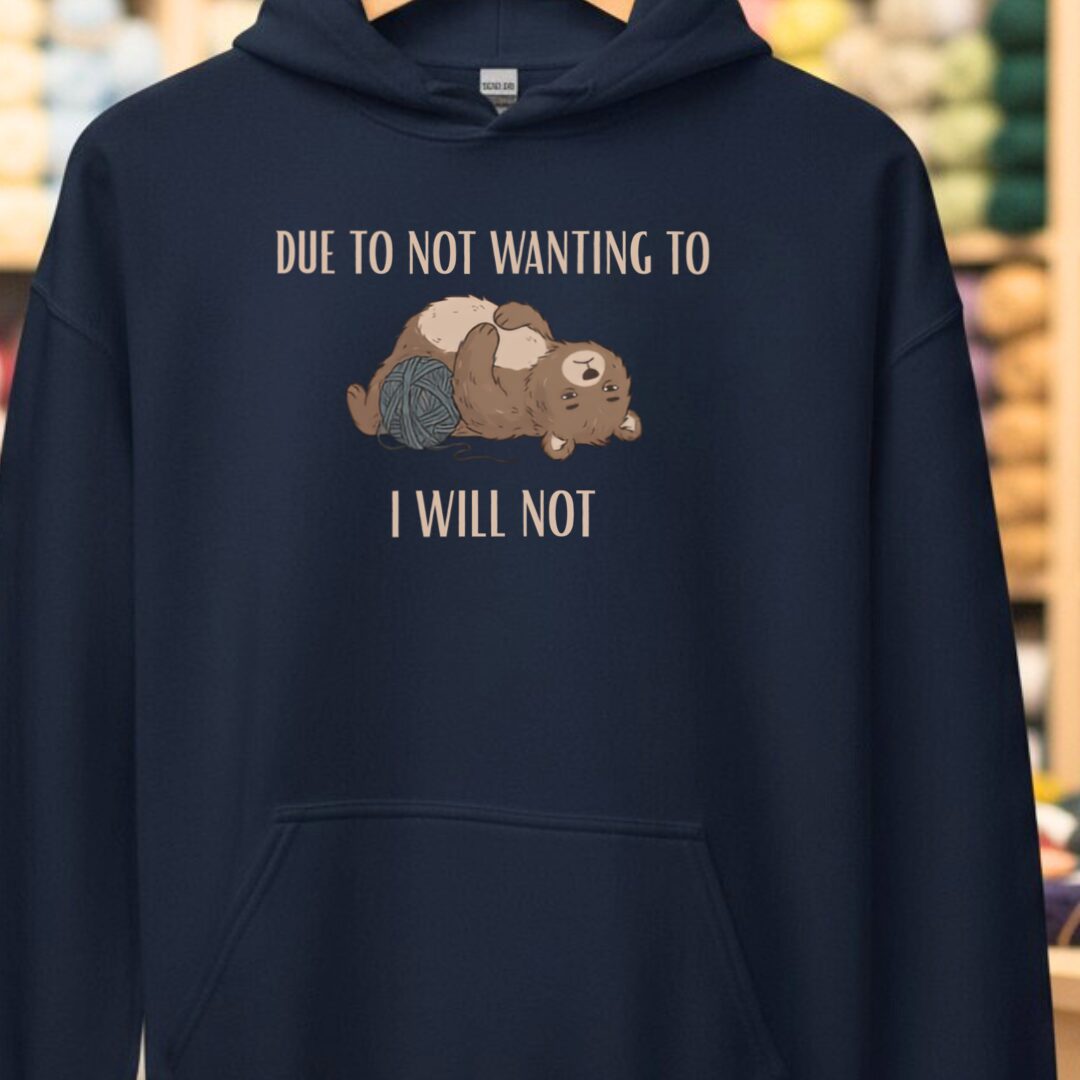 I Will Not Navy Hoodie.jpg