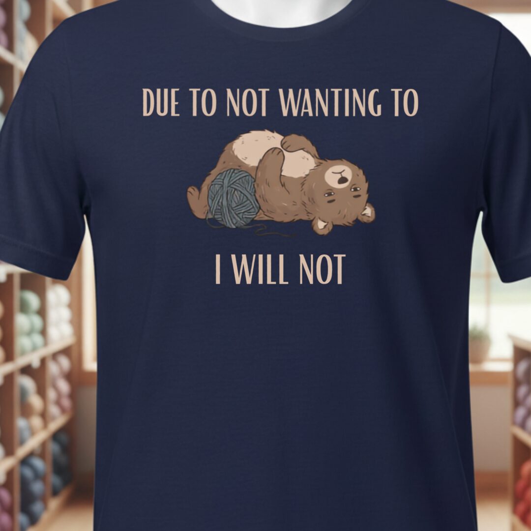 I Will Not Navy T-Shirt.jpg