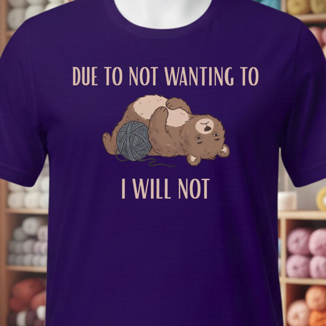 I Will Not Purple T-Shirt.jpg