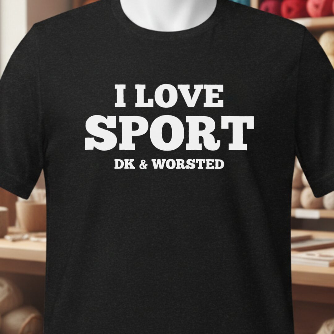 I love Sport Black T-Shirt.jpg