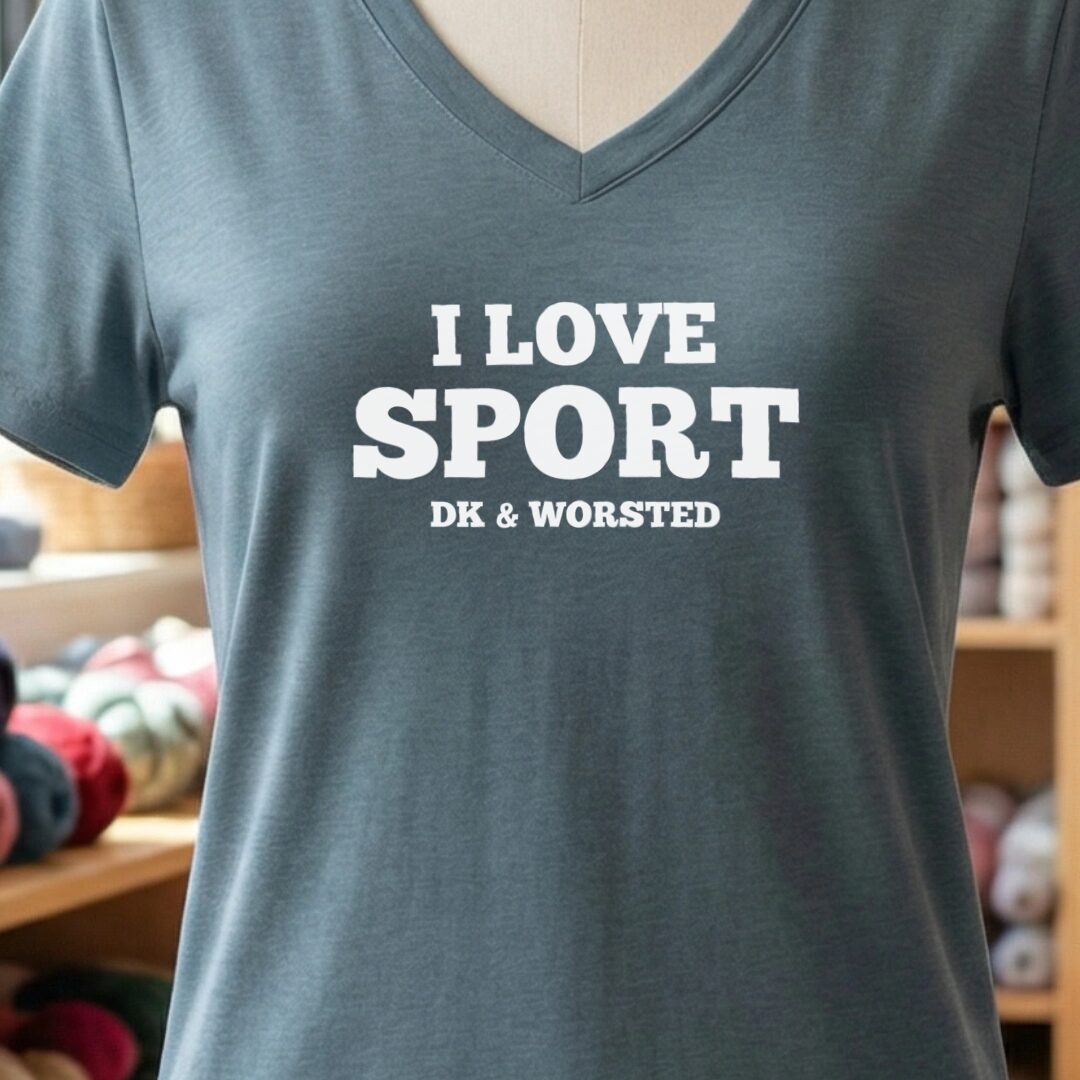 I love Sport V-Neck T-Shirt Slate t-shirt