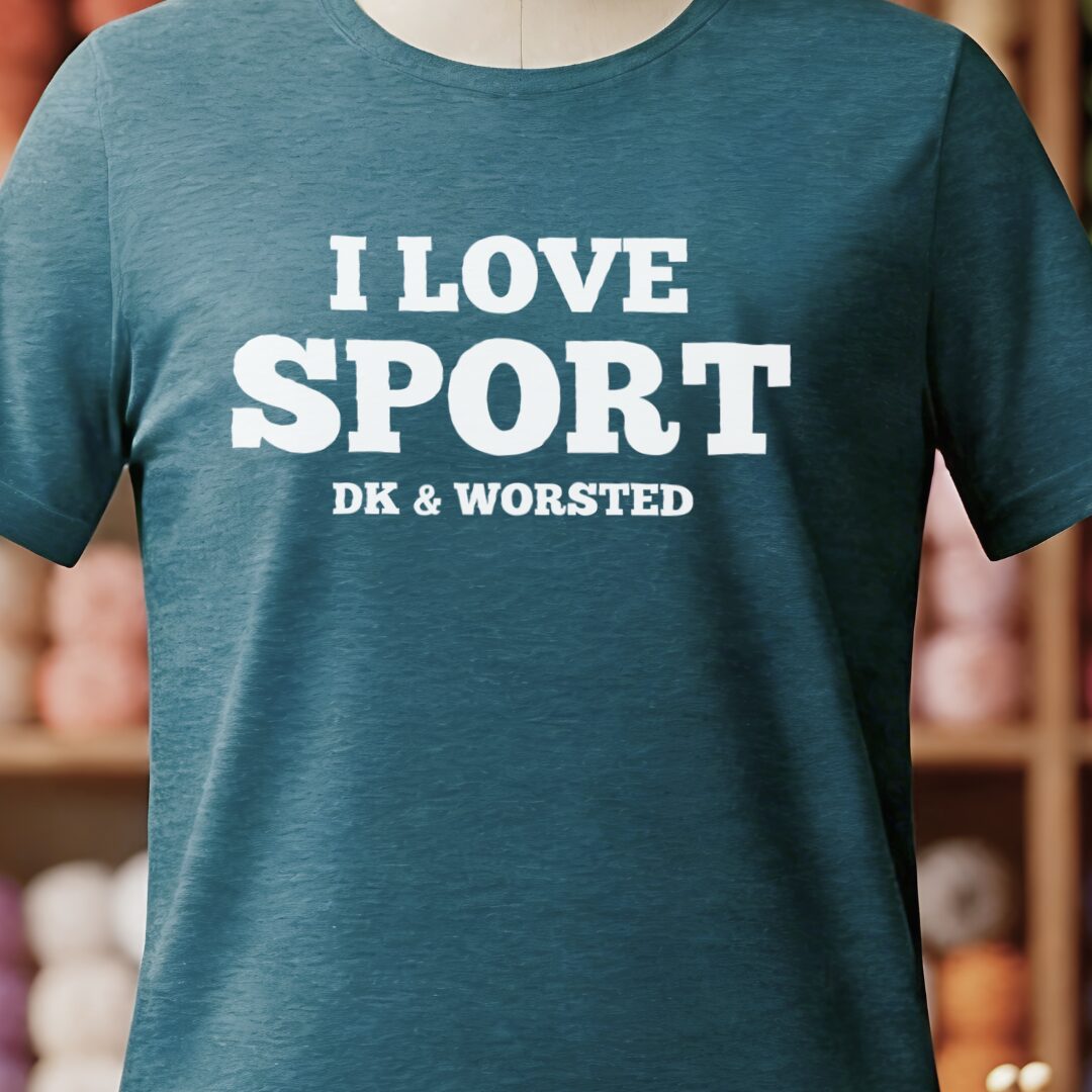 I love Sport T-Shirt Teal Blue t-shirt