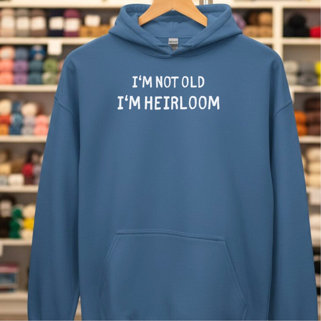 I'm Heirloom Hoodie Indigo Blue t-shirt