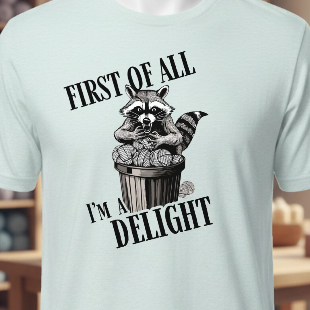 I'm a Delight T-Shirt Ice Blue t-shirt