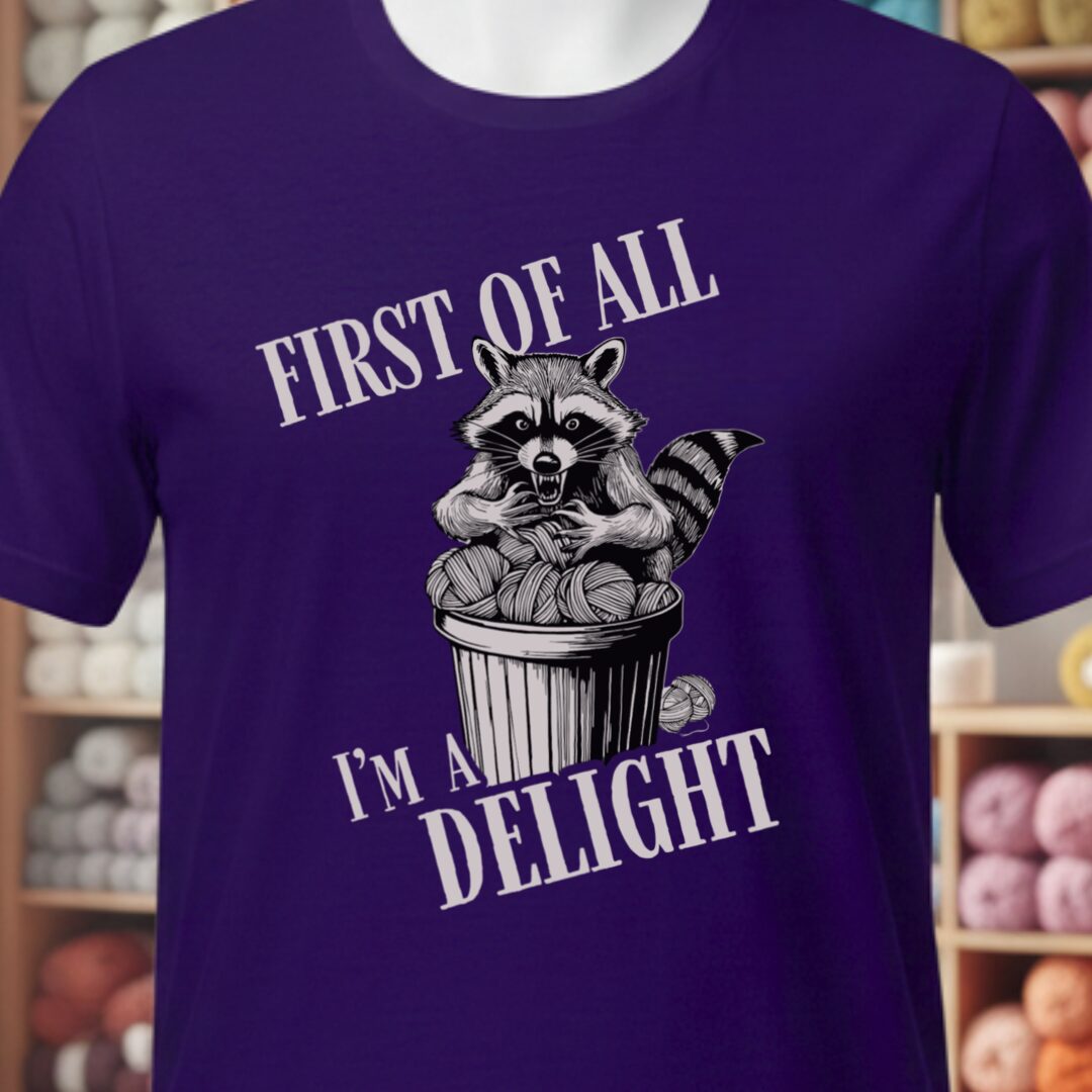 I'm a Delight T-Shirt Purple t-shirt
