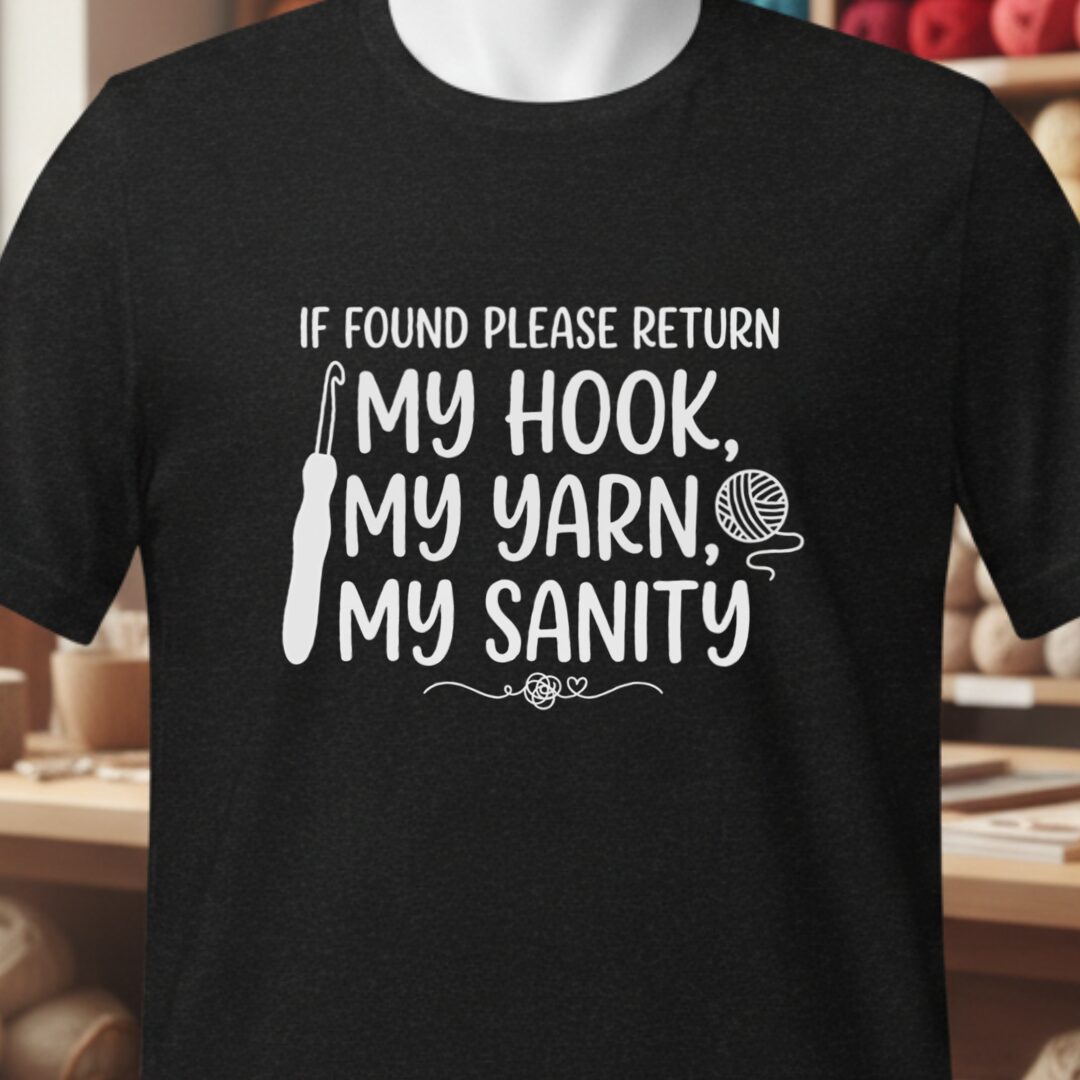 If Found T-Shirt Black t-shirt