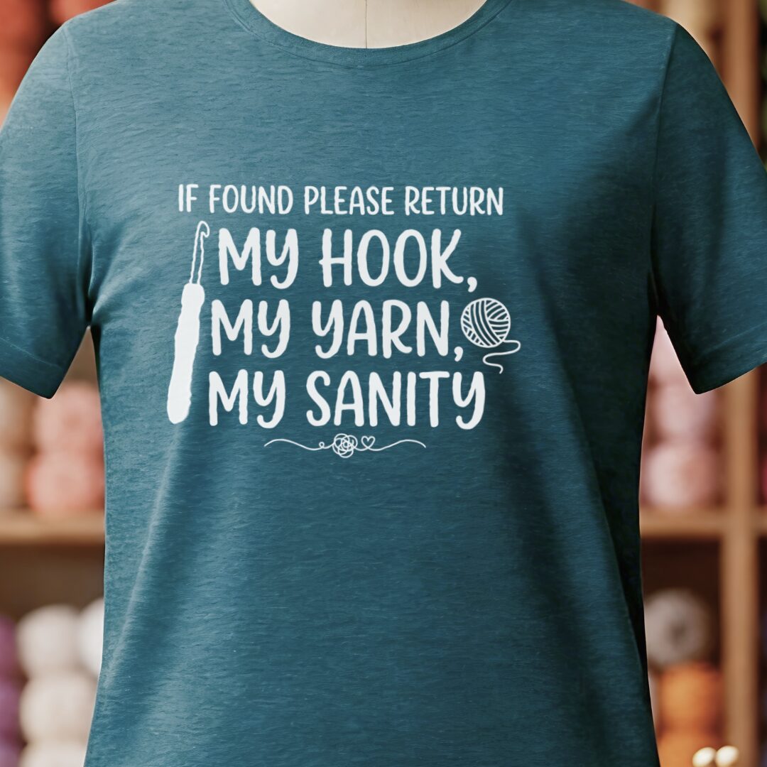 If Found T-Shirt Teal Blue t-shirt