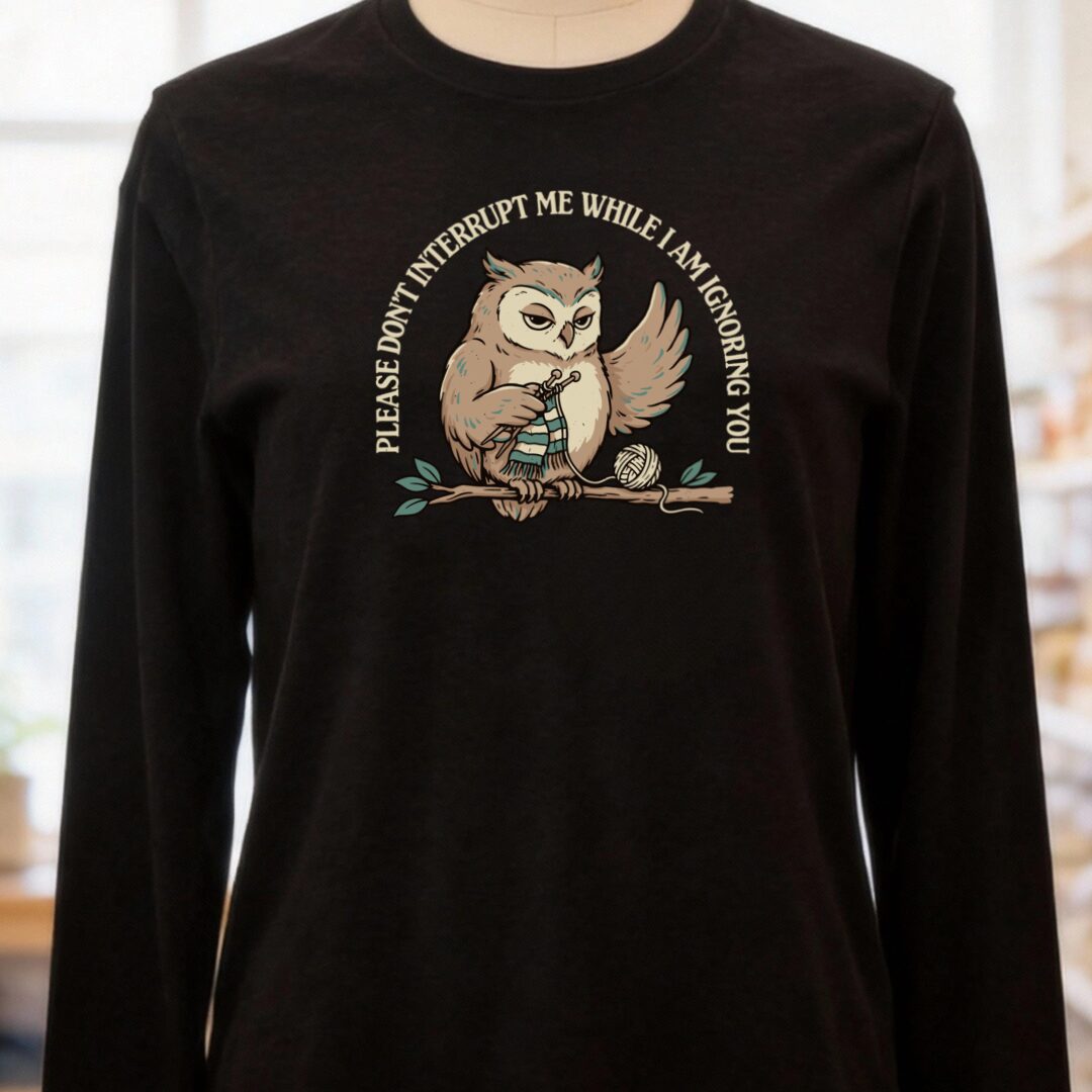 Ignoring You Black Long Sleeve Tee.jpg