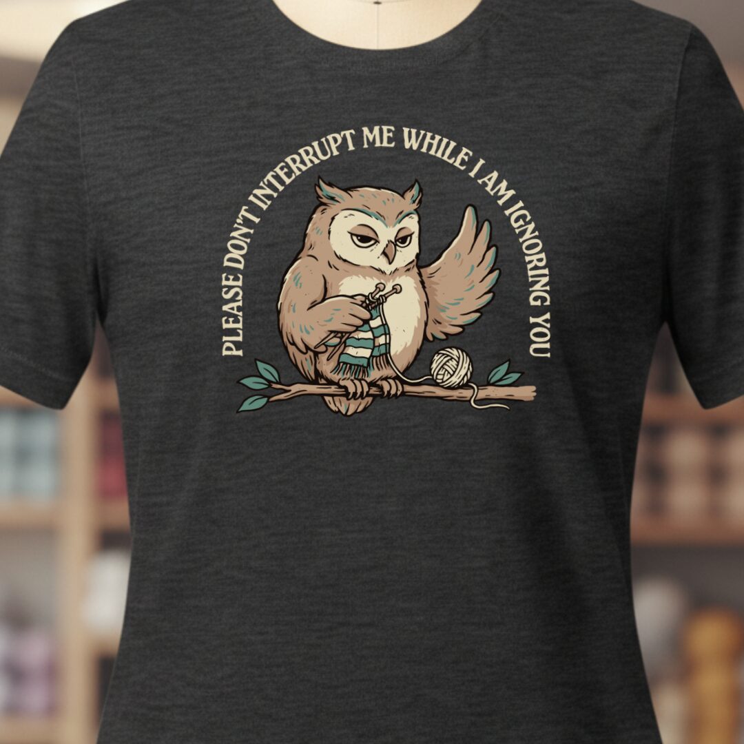 Ignoring You Dark Grey T-Shirt.jpg
