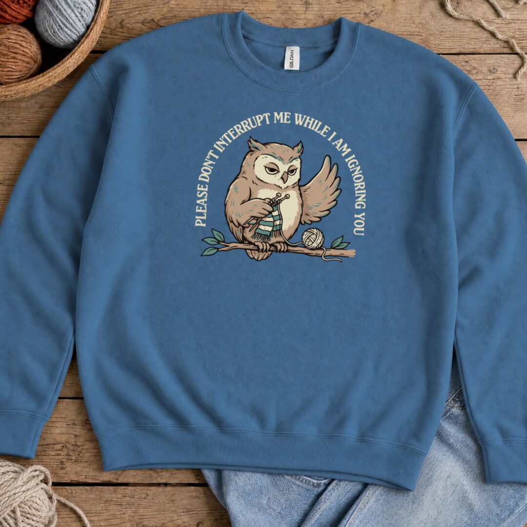 Ignoring You Indigo Blue Sweatshirt.jpg