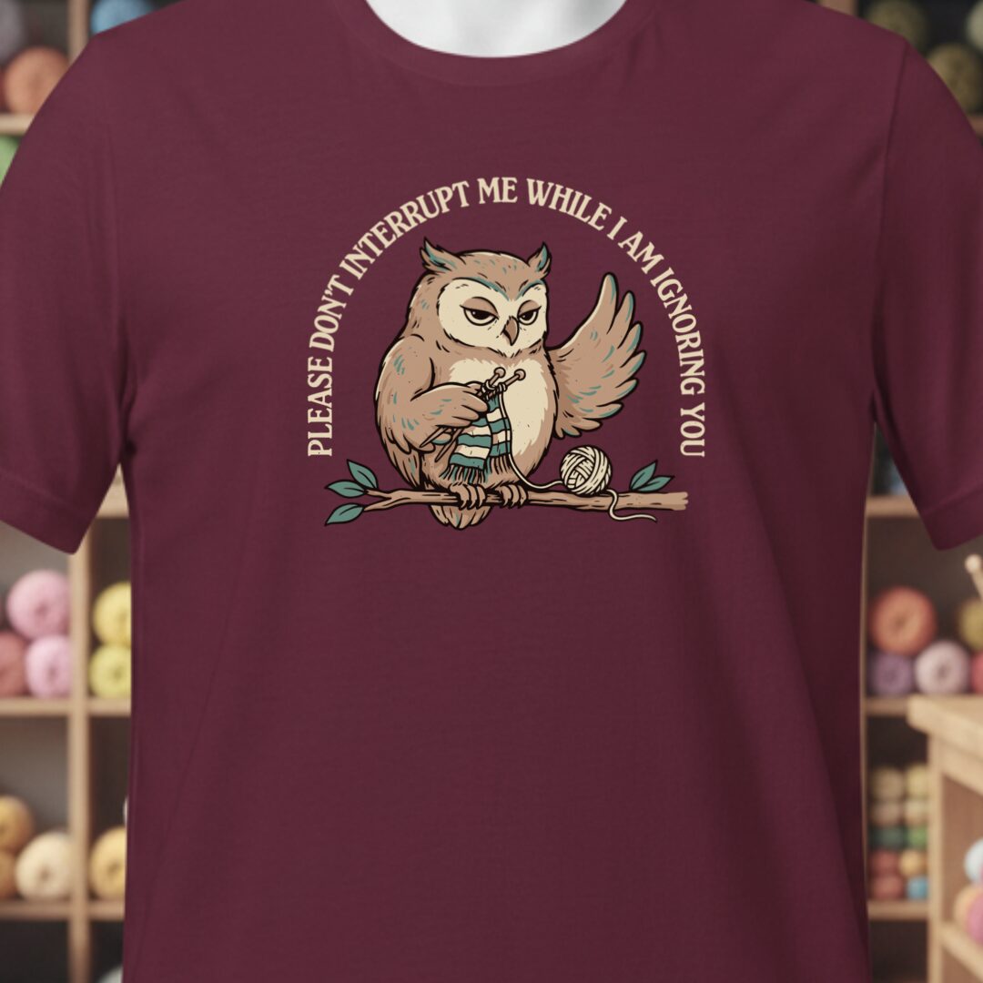 Ignoring You Maroon T-Shirt.jpg