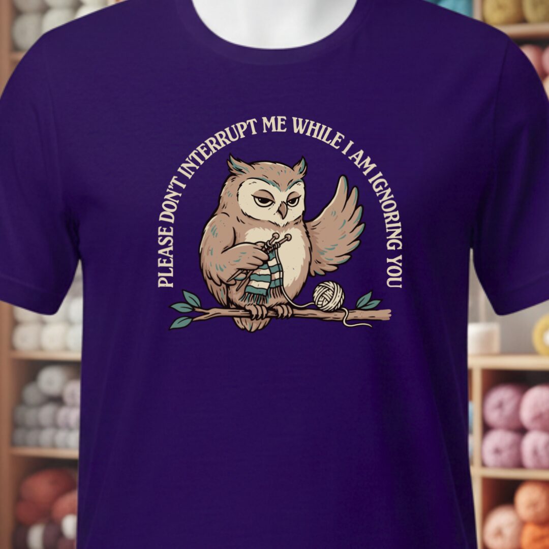 Ignoring You Purple T-Shirt.jpg