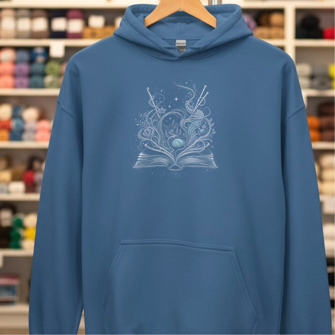 Immersion Hoodie Indigo Blue t-shirt