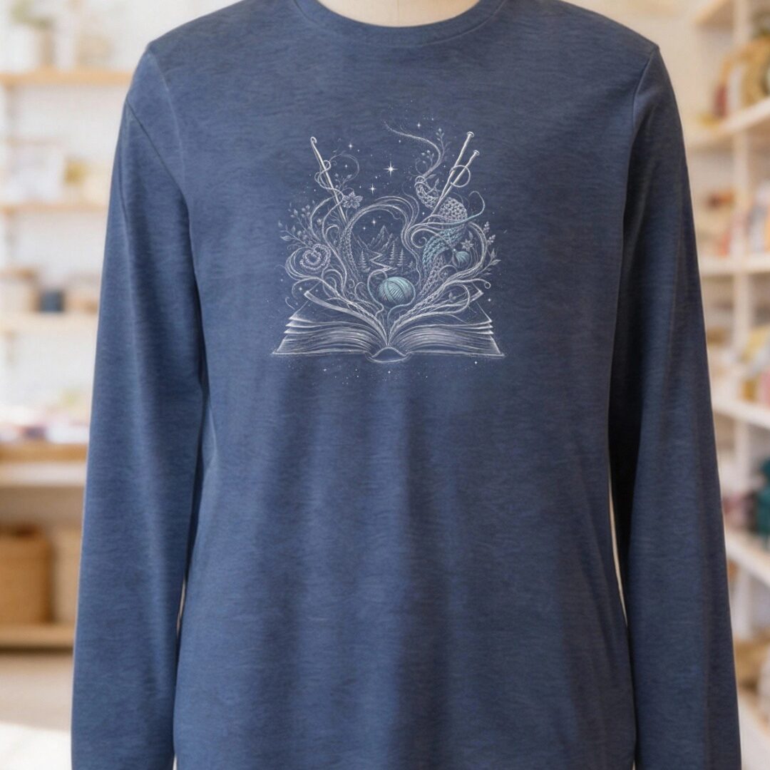 Immersion Long Sleeve Tee Navy t-shirt