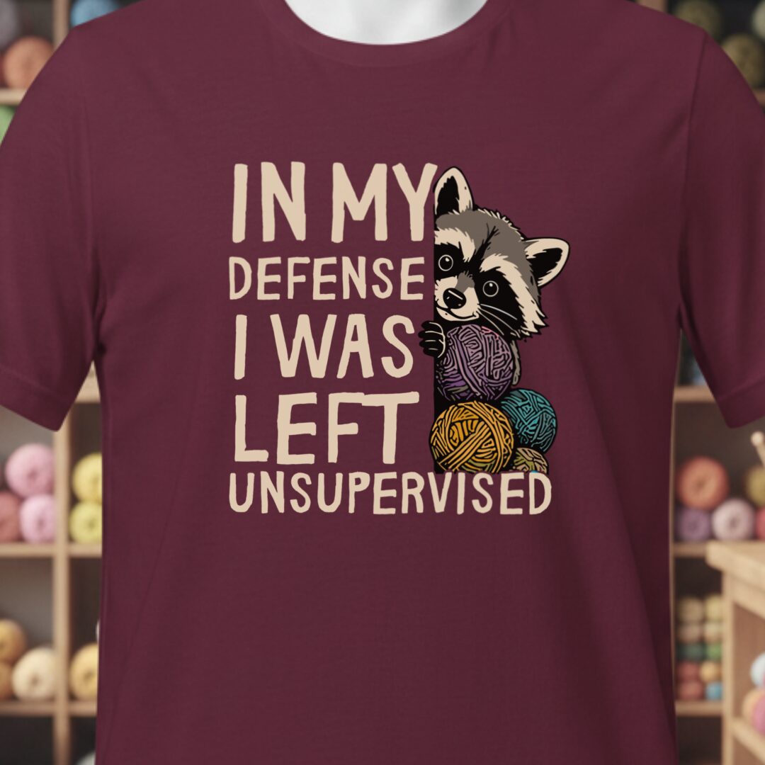 In My Defense T-Shirt Maroon t-shirt
