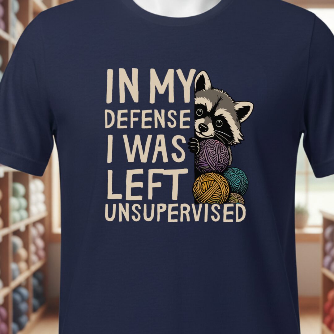 In My Defense T-Shirt Navy t-shirt