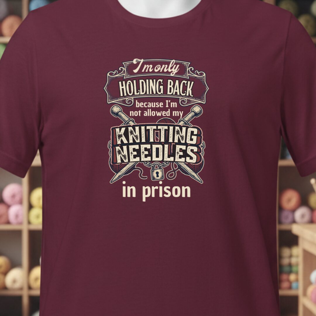 In Prison T-Shirt Maroon t-shirt