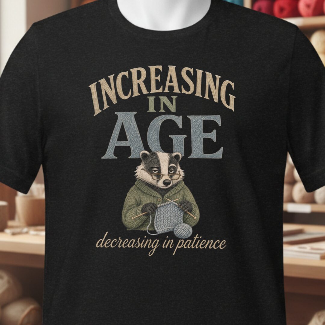 Increasing In Age T-Shirt Black t-shirt