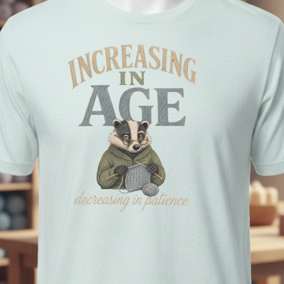 Increasing In Age T-Shirt Ice Blue t-shirt