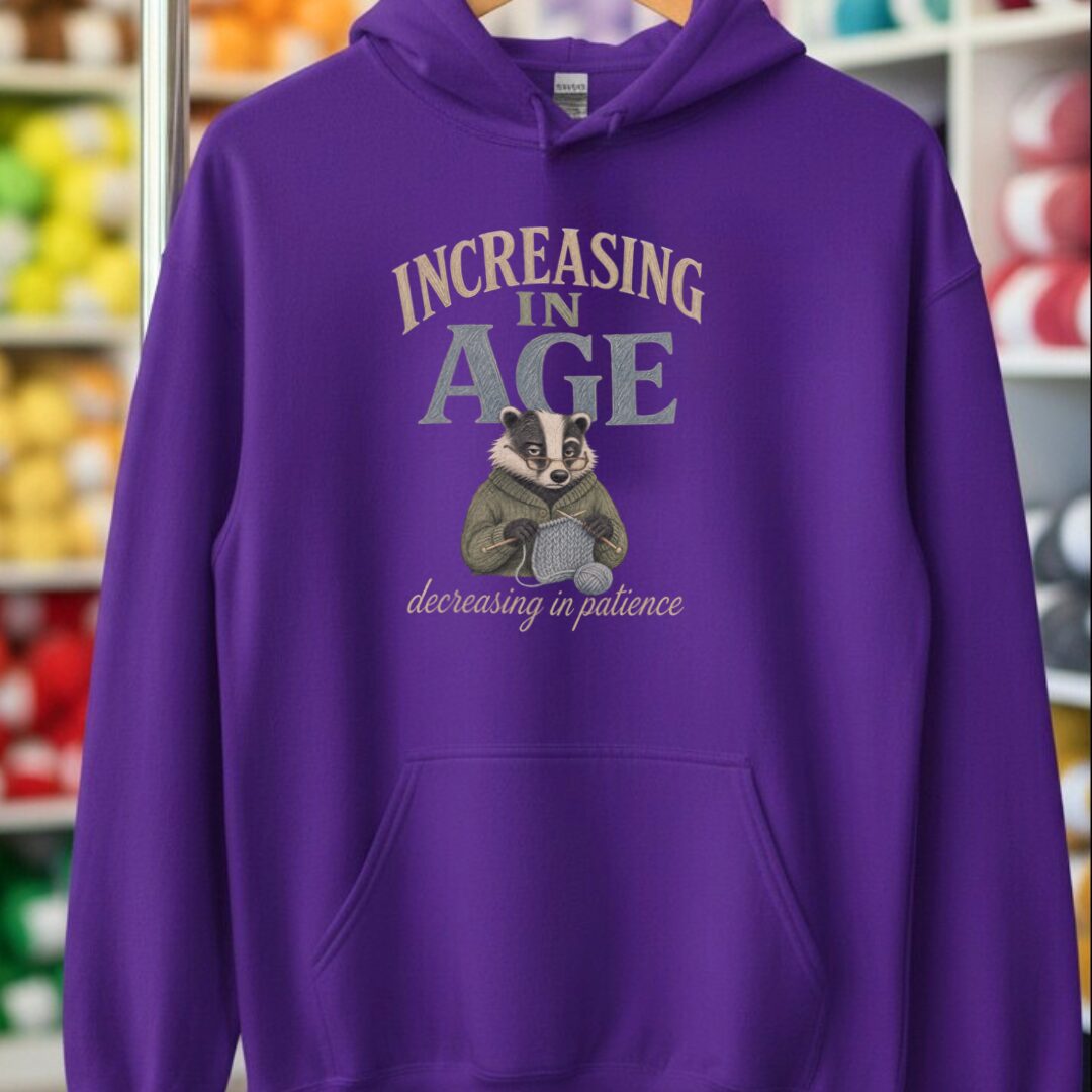Increasing In Age Hoodie Purple t-shirt