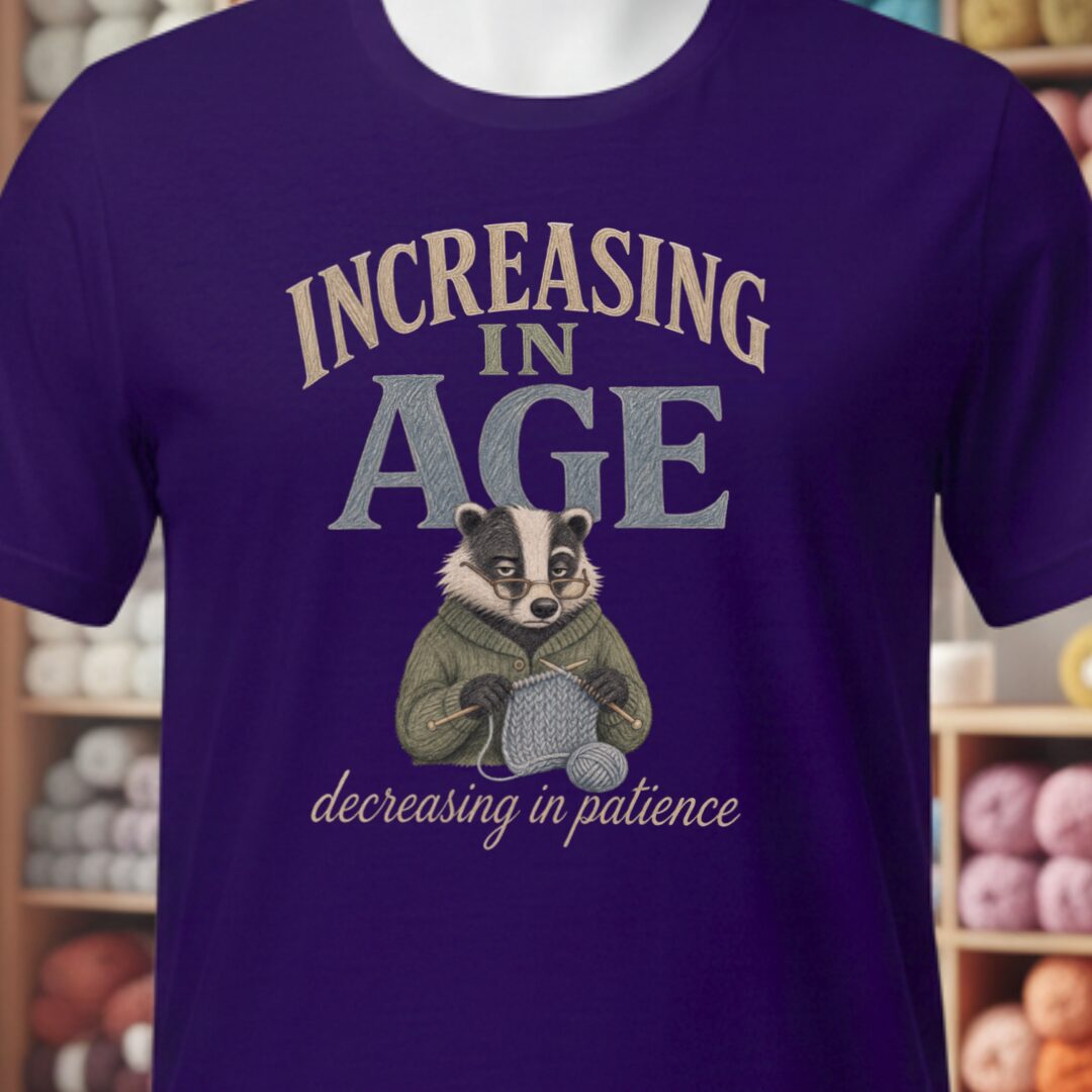 Increasing In Age T-Shirt Purple t-shirt