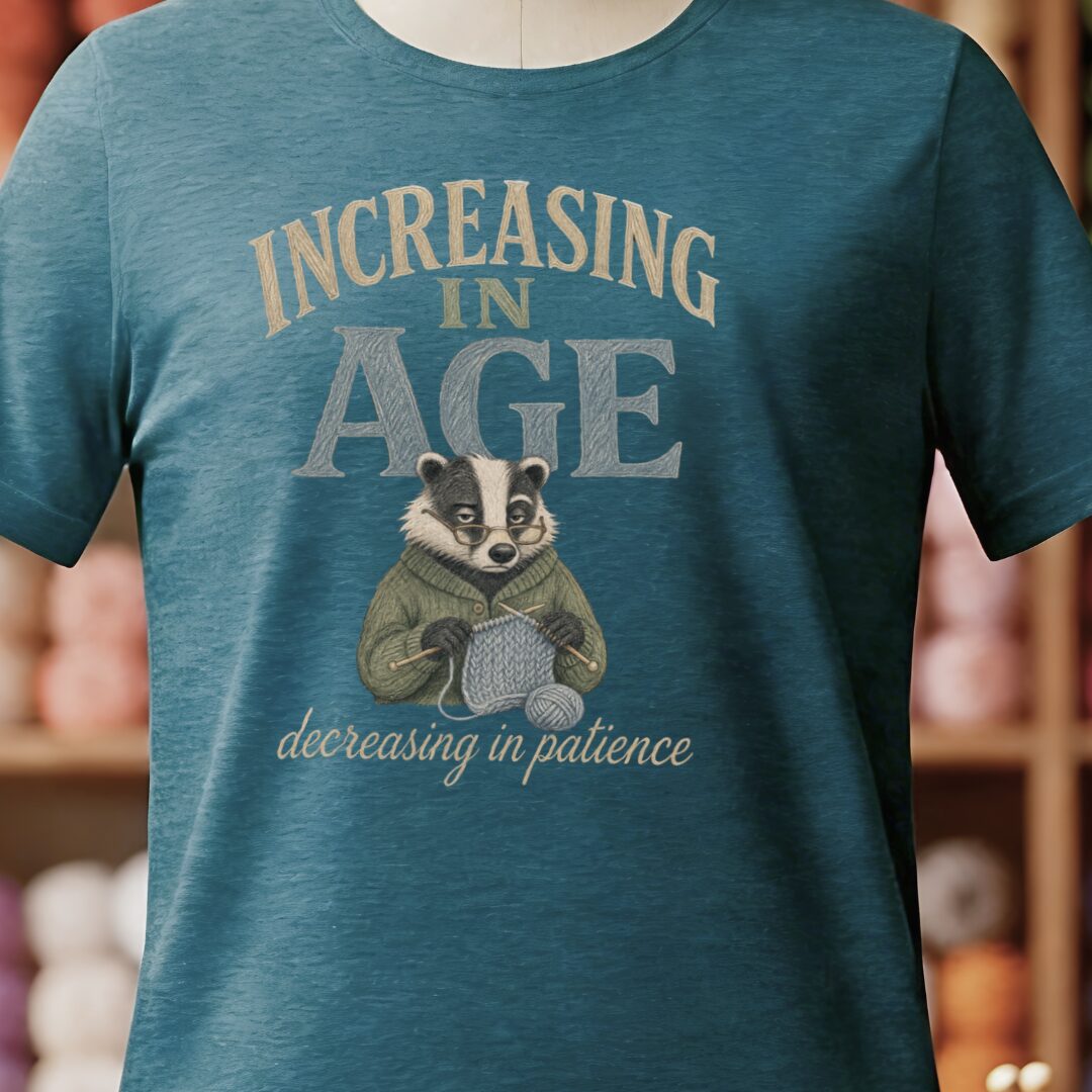 Increasing In Age T-Shirt Teal Blue t-shirt