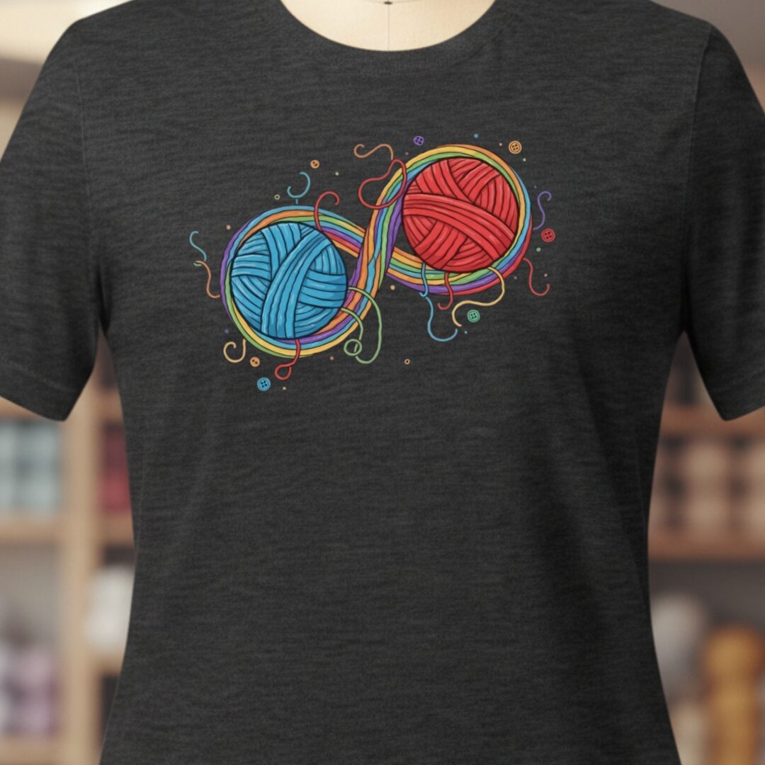 Infinity Yarn T-Shirt Dark Grey t-shirt