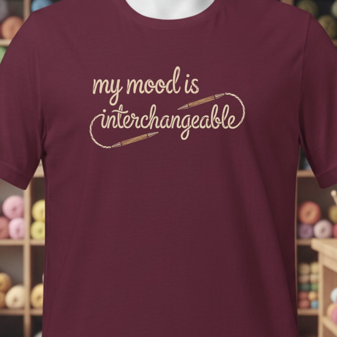 Interchangeable T-Shirt Maroon t-shirt