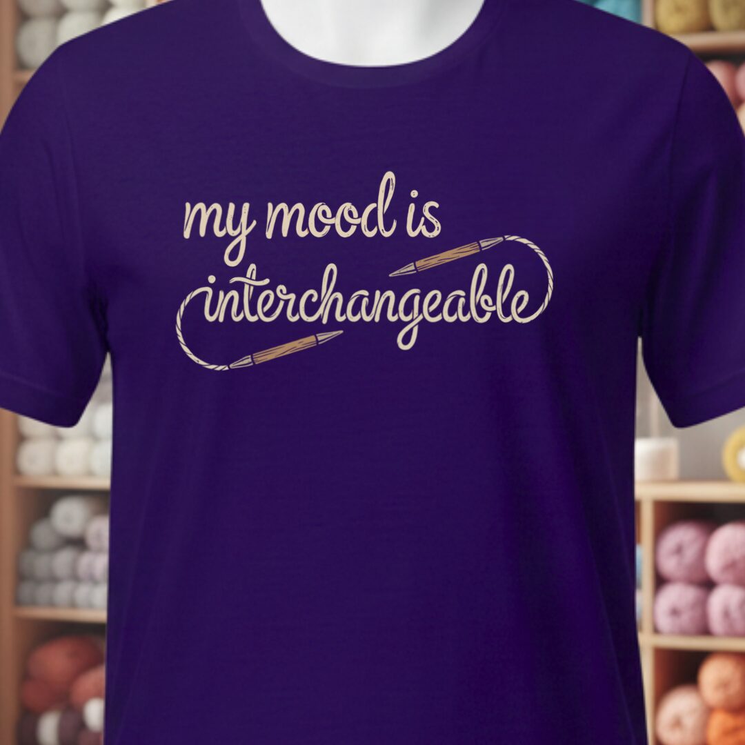 Interchangeable T-Shirt Purple t-shirt