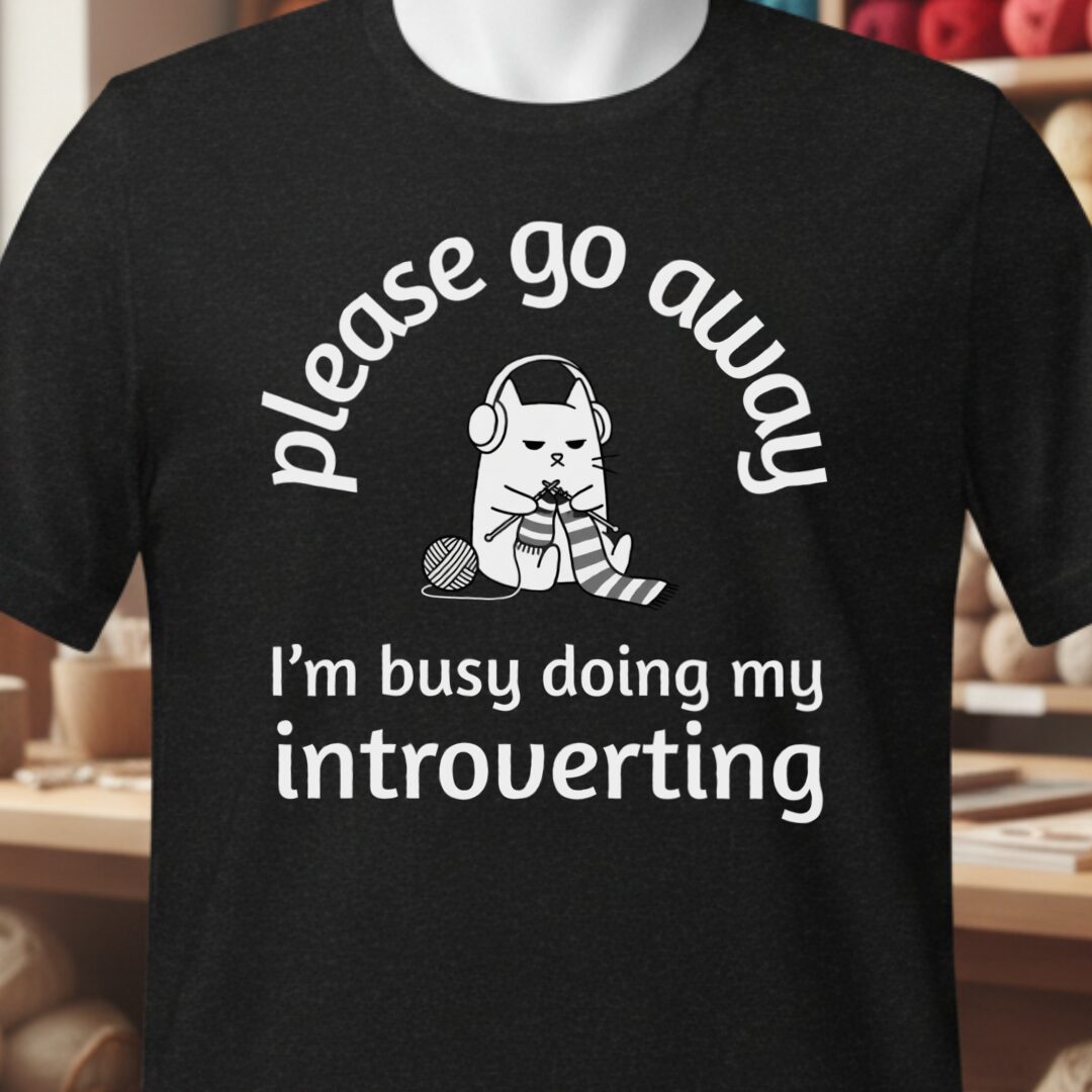 Introverting T-Shirt Black t-shirt
